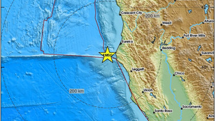 Hetes erősségű földrengés rázta meg Kaliforniát