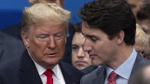 Újra egymásnak feszült Donald Trump és Justin Trudeau