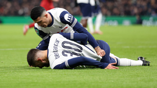 Rémisztő esése után a kórházból üzent a Tottenham futballistája