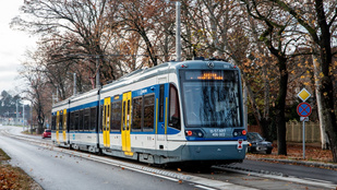 Túl sok a baleset, ezért sárgára fóliázzák a tram-traineket Szegeden