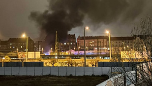 Lángra kapott egy mozdony a Keleti pályaudvaron