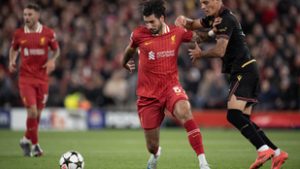 Példa nélküli siker kapujában Szoboszlai Dominik és a Liverpool