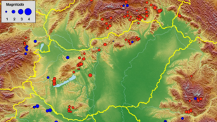Egy hónap alatt több mint száz földmozgást észleltek a Kárpát-medencében