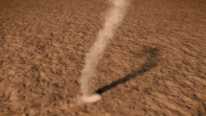 A NASA kamerái előtt falt fel egy porördög egy másikat a Marson