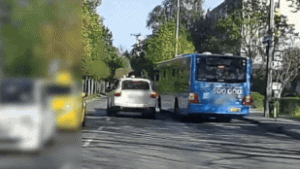 Nem engedte ki a megállóból, majd többször akadályozta a busz közlekedését egy autós