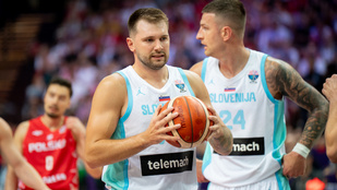 Parádézott Luka Doncic, a spanyolok viszont meglepetésre kikaptak az Európa-bajnokságon