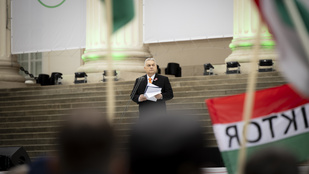Orbán Viktor beváltotta a fenyegetését, seprűvel esett neki a poloskáknak