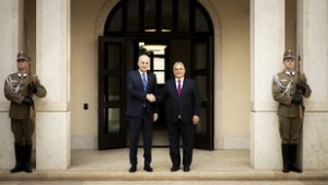 Orbán Viktor a Török Nagy Nemzetgyűlés elnökével tárgyalt