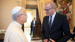 Tarr Zoltán találkozott XIV. Leó pápával