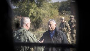 Orbán Viktor hadgyakorlaton vett részt