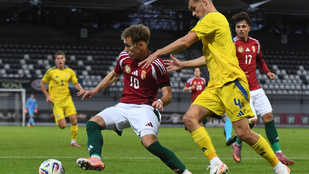 Fordulatos meccsen, kétszer is vezetve egy pontot szereztek az U21-esek