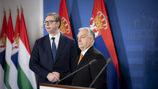Rangos elismerést kapott Orbán Viktor és Alekszandar Vucsics szerb elnök