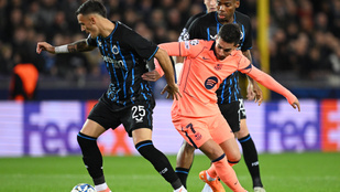 A Barcelonát kétszer is megsegítette a VAR, de legyőzni így sem tudta a Brugge-t