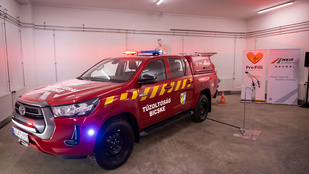 Új, mentést segítő járművet kapott a Bicskei Önkéntes Tűzoltóság