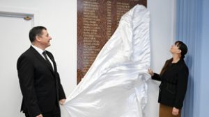 Legendák: sportági márványtáblára került négy olimpiai aranyérem magyar tulajdonosainak a neve