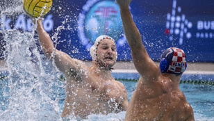 A horvátok egy góllal jobbak voltak Szegeden a magyar pólóválogatottnál