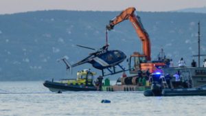 Nem az alkatrészek miatt zuhant a Balatonba a rendőrségi helikopter