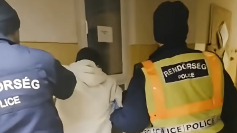 Videón, ahogy a rendőrök letepernek egy fiatalt, aki ellopta egy idős asszony pénztárcáját