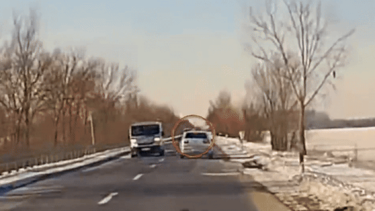 Hajszálon múlt, hogy súlyos balesetet okozzon egy létra