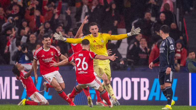 A nyolcaddöntőért ismétlődhet meg a Benfica és a Real Madrid kapusgólos drámája