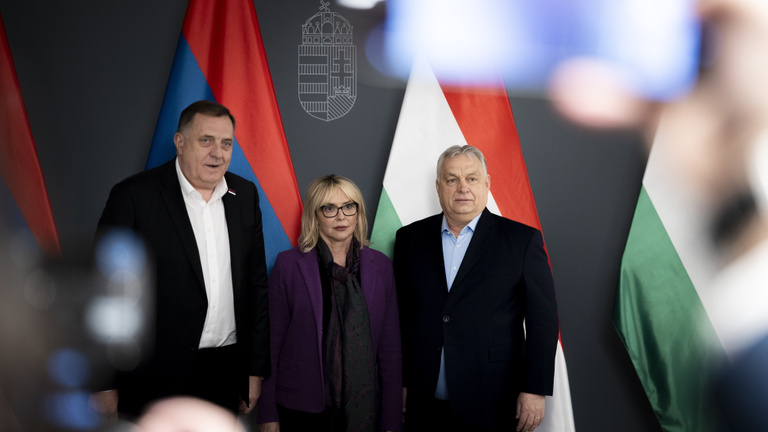 A boszniai Szerb Köztársaság korábbi elnökével tárgyalt Orbán Viktor