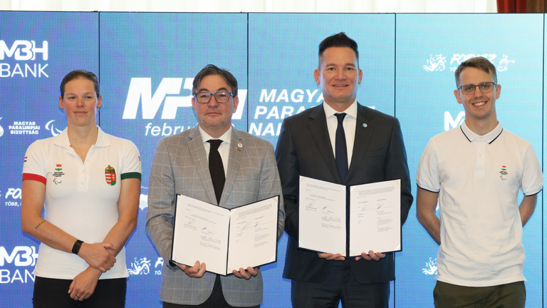 Komoly erőforrás érkezik a paralimpikonokhoz, az MBH Bank stratégiai partnerként csatlakozik